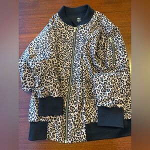 Albion Fit Leopard Bomber Jacket